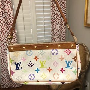 LOUIS VUITTON monogram multi color pochette